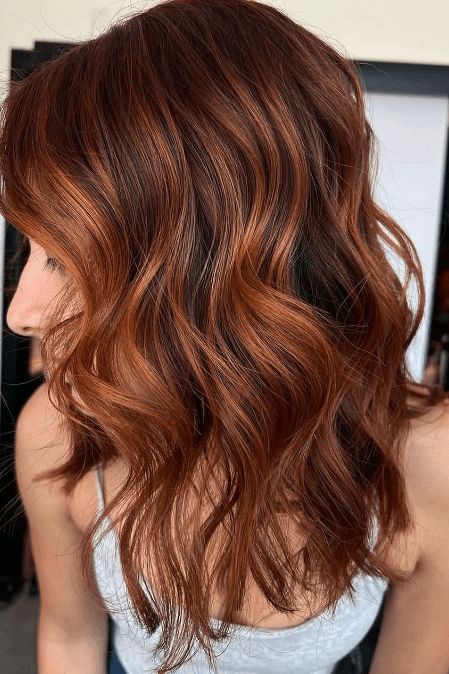 pumpkin spice, fall hairstyles, cozy hair 21st Birthday Hairstyles, Pumpkin Spice Hair Color, Pumpkin Spice Hair, Inspiring Hairstyles, Wavy Layers, Hair Tint, Autumn Look, Cozy Autumn, Ombre Effect