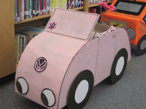 Kindy 500 Ideas, Cars Movie Night, Kindy 500, Car Costume, Ideas Jardin, Cardboard Car, Box Cars, Disney Princess Rapunzel, Car Theme