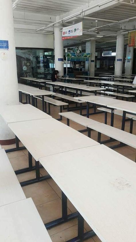 Korean University Classroom, Canteen School Aesthetic, Canteen Aesthetic, School Lunch Room, Canteen School, University Cafeteria, School Canteen, School Building Design, Coffee Shake