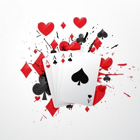 Quatre As Carte Poker Illustration | Free Vector #Freepik #freevector #carte-poker #jeux-cartes #poker #ace Games Background, Poker Hands, Ace Card, Gambling Tattoo, Trash Polka, Gambling Party, Gambling Quotes, Poker Games, Vector Free Download