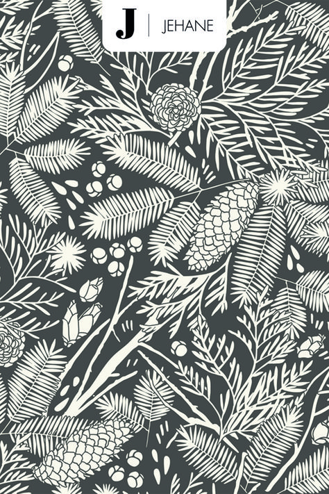 Pine cones and other leaves from the forest floor #nature #forest #pinecones Pine Leaves Drawing, Pine Tree Leaves, Forest Elements, Pinecone Pattern, Woodland Pattern, Simple Forest Drawing, Pine Illustration, Pine Tree Pattern, Pinecone Illustration