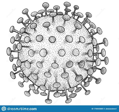 HIV Virus Illustration, Drawing, Engraving, Ink, Line Art, Vector Stock Vector - Illustration of doodle, microbiology: 176943685 Virus Illustration, Ink Line Art, Line Art Vector, Bio Art, Pencil On Paper, Aids Hiv, Pencil And Paper, Diy Canvas Art Painting, Microbiology