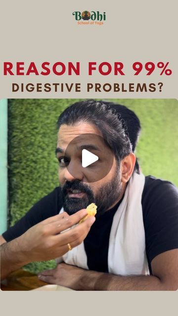 Bodhi School of Yoga on Instagram: "Do you also eat like this?🤔 Want to discover the secret to better digestion: 🍽️ It’s as simple as ‘Proper chewing!’ 😎  Research reveals that a whopping 99% of digestive issues stem from not chewing food thoroughly. Take control of your gut health by slowing down, chewing mindfully, and savoring each bite.  Your digestive system will thank you for the extra love and care! 💖   [Health, Tips, Wellness, Food, Digestive problems]   #digestivehealth #mindfuleating #wellness #guthealth #healthyhabits #healthylifestyle #instagood #instagram #instadaily #insta #explore #food #mindfulness" Wellness Food, Digestive Problems, Better Digestion, Digestive Issues, Mindful Eating, Digestion Problems, Take Control, Digestive System, Digestive Health