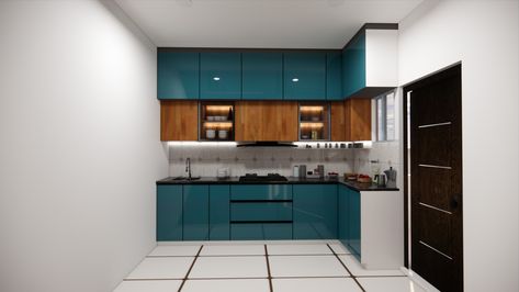 Cyan Color, Best Kitchen Design, Cyan Colour, Best Kitchen Designs, Best Kitchen, Cool Kitchens, Kitchen Design, Color, Design