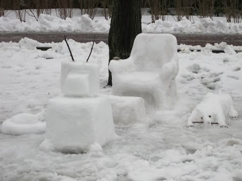 Snow Room, Snow Ideas, Snow Fort, Paleo Recipes Dessert, Snow Sculptures, Ice Art, Snow Pictures, Winter Schnee, Snow Much Fun