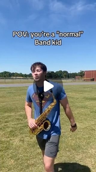 Andrew McKenna on Instagram: "I’m not a band kid I’m just a kid in band   #band #bandkid #stereotypes #school #highschool #andrewmckenna" Band Kid Meme, Band Stereotypes, Band Kid Aesthetic, Band Kids Humor, Middle School Band, School Highschool, Band Jokes, Band Nerd, Band Kid