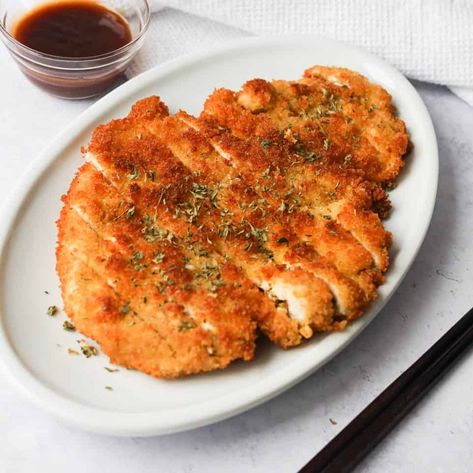 Japanese Chicken Katsu (20-min. Recipe) - Christie at Home Japanese Chicken Katsu, Chicken Katsu Recipe, Katsu Chicken, Chicken Katsu Recipes, Panko Breaded Chicken, Katsu Recipes, Panko Chicken, Japanese Chicken, Food Japanese