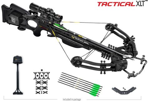 Tactical XLT crossbow #TenPoint #Crossbows #Archery Tactical Crossbow, Economic Collapse Prepping, Crossbow Rack, Hunting Crossbow, Crossbow Arrows, Crossbow Hunting, Military Gear Tactical, Archery Hunting, Military Gear