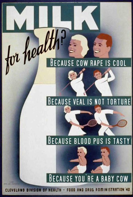 ditch milk ~ unless you are a baby cow #vegan Milk Advertising, Works Progress Administration, Wpa Posters, Nice Teeth, Vintage Advertising Posters, Strong Bones, Baby Cows, Propaganda Posters, Vintage Journal