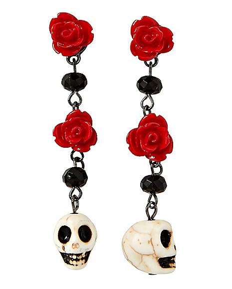 Skull Bead Jewelry, Halloween Jewelry Diy, Halloween Beaded Jewelry, Dead Costume, Halloween Costume Jewelry, Day Of The Dead Skull, Beaded Earrings Diy, Jewelry Making Earrings, Art Earrings