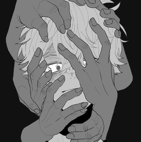 Hand Over Face Pose, Hands On Face Reference, Hand On Face Reference, Dysphoria Art, Dark Art Illustrations, Art Poses, Sketchbook Art Inspiration, Drawing Base, Drawing Poses