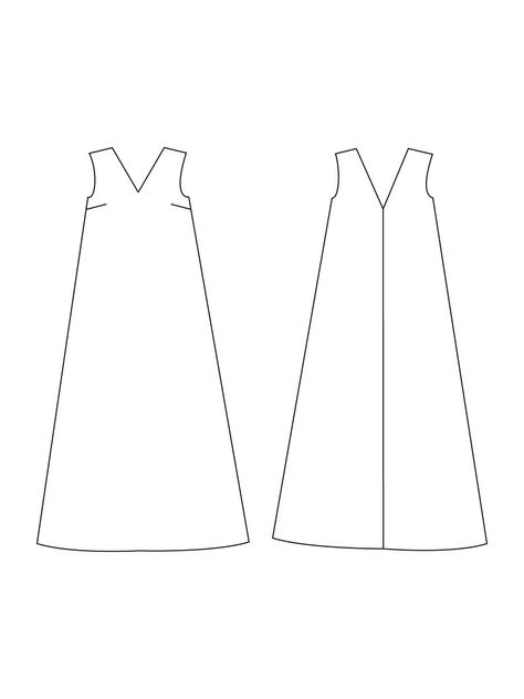 A Line Sleeveless Dress Pattern, Sleeveless Aline Dress, Sleeveless Maxi Dress Pattern, A Line Maxi Dress Pattern, Oversize Dress Pattern, Loose Maxi Dress Pattern, Maxi Dress Pattern Free, Simple Dress Pattern Free, Maxi Dress Patterns Free