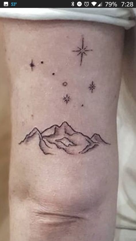 Big Dipper Tattoo, Dipper Tattoo, North Star Tattoos, Iron Man Tattoo, Australian Tattoo, Needle Tattoo, Man Tattoo, Single Needle Tattoo, Light Tattoo