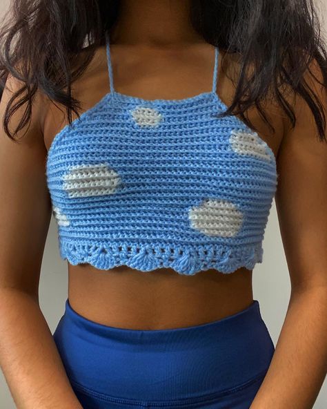 Diy Crochet Top, Crochet Top Outfit, Crochet Bra, Crochet Crop Top Pattern, Crop Top Designs, Crochet Swimwear, Crochet Bralette, Crochet Clothing And Accessories, Crochet Summer Tops