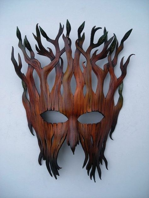 Steampunk Mask, Wooden Mask, Leather Mask, Cool Masks, Masks Art, Masks Masquerade, Arte Fantasy, 영감을 주는 캐릭터, Samhain