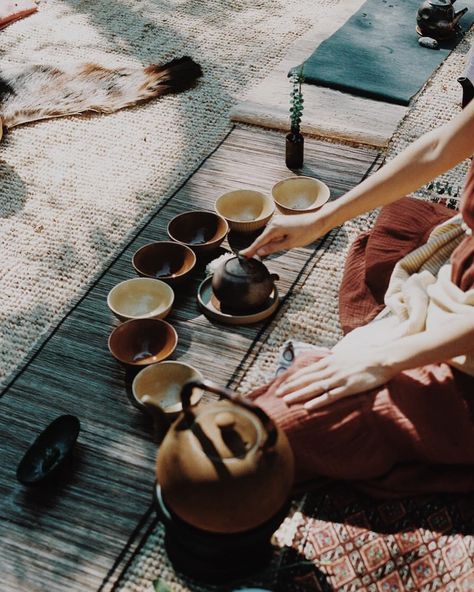 Tea ceremony is a way of worshipping the beautiful and the simple. All one's efforts are concentrated on trying to achieve perfection through the imperfect gestures of daily life…