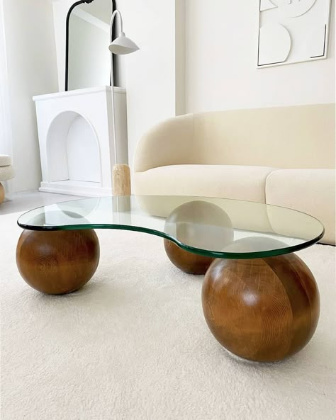 Excited to share the latest addition to my #etsy shop: Decorative Wooden Balls, Wooden Balls, Center Table,Glass Table with Wooden Collected, Wooden Coffee Table,LivingRoom Center Table,Home Gift https://etsy.me/3kzuRmK #woodenball #coffeetable #woodencoffeetable Round Coffe Table, Side Boards, Modern Glass Coffee Table, Centre Table, Coffee Table Legs, Black Coffee Tables, Wooden Coffee Table, Glass Coffee Table, Coffee Table Design