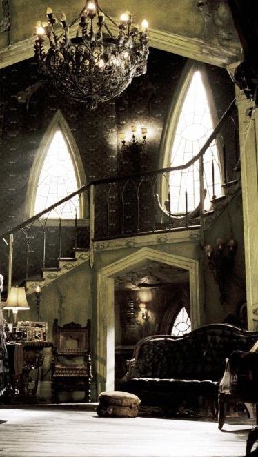 Gothic Set Design, Lemony Snicket Aesthetic, Tv Set Design, Gothic Furniture, Lemony Snicket, Unfortunate Events, Movie Set, Theatre Design, Production Design