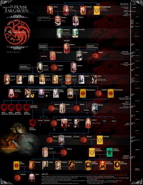 Targaryen Family tree Targaryen Tree, Got Family Tree, Family Tree House, Targaryen Family Tree, Game Of Thrones Map, Dragon Family, Game Of Thrones Tv, George Rr Martin, Gra O Tron