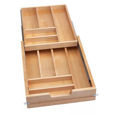 Silverware drawer organizer