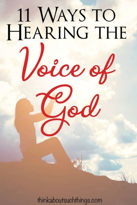 Have you ever wondered the ways to hearing the voice of God? Well, let's dive into the Bible and learn 11 ways to hear God's voice and how to listen to Him. #hearingGod #christianliving #bible #prophetic #faith The Voice Of God, Voice Of God, God's Voice, Hearing Gods Voice, Bible Love, Bible Teachings, Prayer Scriptures, Faith Prayer, Bible Knowledge