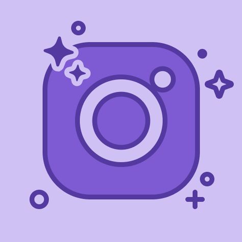 Kuromi Icon Purple, Instagram Icon Purple, Kuromi App Icons Purple, Purple Instagram Icon, Purple App Icons Aesthetic, Youtube Lifestyle, Purple App Icon, Kawaii App, Purple Icon