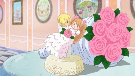 Charlotte Pudding Wallpaper, Pudding And Sanji, Pudding Charlotte, Sanji And Pudding, One Piece Pudding, Sanji X Pudding, Adventure Time Cakes, Charlotte Pudding, One Piece Ep