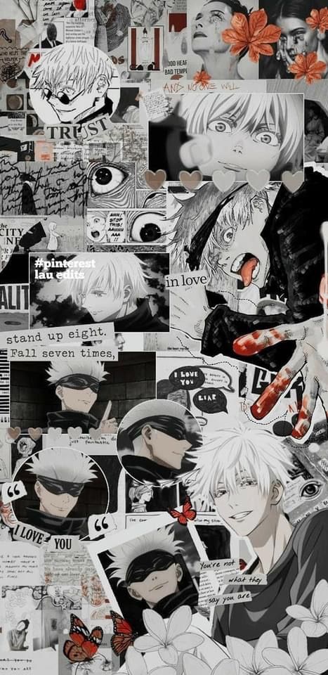 Anime Collage, Anime Jujutsu Kaisen, 1080p Anime Wallpaper, Anime Wallpaper Phone, Anime Backgrounds Wallpapers, Cool Anime Wallpapers, Anime Shadow, Anime Artwork Wallpaper, Gojo Satoru