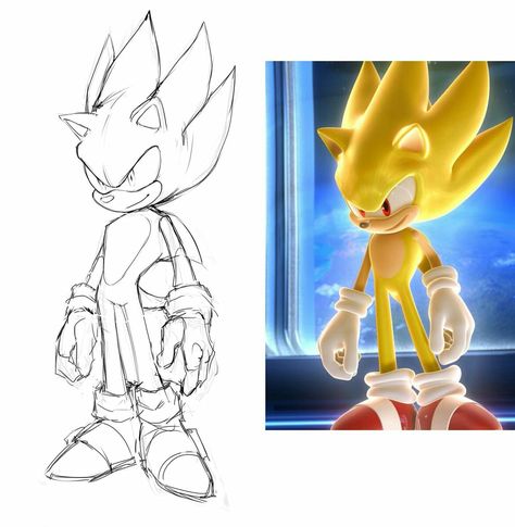 Sonic Sketch, Draw Sonic, Sonic Drawing, How To Draw Sonic, Sonic Unleashed, Sonic Mania, Super Sonic, Sonic Funny, Sonic Fan Characters