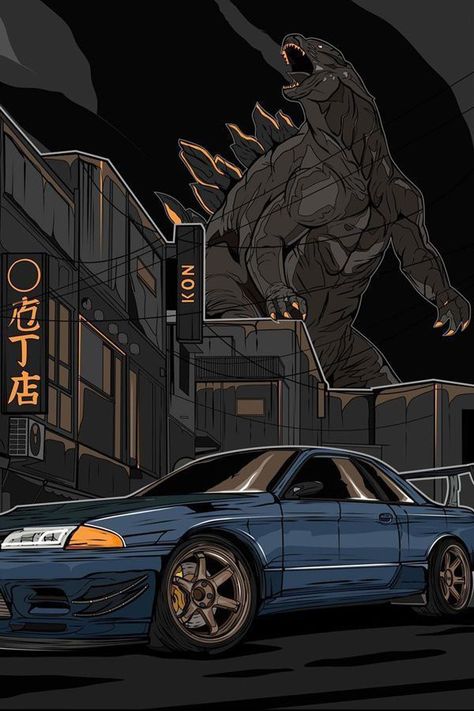 r32 nissan skyline gtr (godzilla) | Jdm wallpaper, Skyline gtr, Nissan skyline gtr Datsun 280z, R32 Skyline, Car Nissan, Madara Wallpaper, Nissan Gtr R34, Gtr Car, Skyline Gtr R34, Automotive Illustration, R34 Gtr