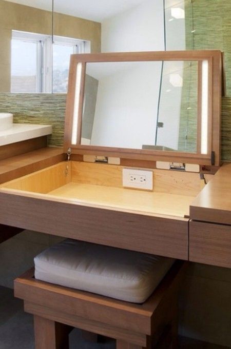 Makeup Table, 인테리어 디자인, My Dream Home, Storage And Organization, Home Projects, That Way, Bathrooms Remodel, Home Design, Home Organization