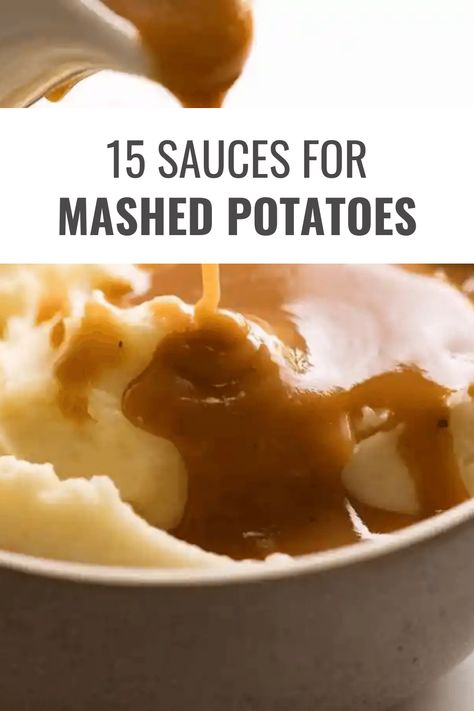 Mustard Sauce For Potatoes, Mashed Potatoes Sauce Recipe, Munchers Potato, Mashed Potatoes Sauce, Mashed Potato Sauce, Sauces For Potatoes, Gravy Recipe For Mashed Potatoes, Sauce For Mashed Potatoes, Mashed Potato Gravy Recipe