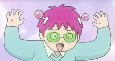 Saiki Eating Coffee Jelly, Saiki Pfp, Low Quality Anime, Saki K, Kusuo Saiki, Psi Nan, Coffee Jelly, Disastrous Life Of Saiki K, Saiki Kusuo