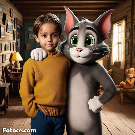 Tu Foto De Cara De Chico Con Tom El Gato – Intercambio De Caras