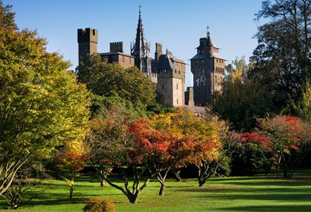 Bute Park CardiffCastle.com Cardiff Castle, Castles In Wales, British Castles, Cardiff Wales, Beautiful Park, Clock Tower, Cardiff, Capital City, Real Madrid