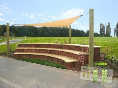 School Outdoor Classroom, Community Spaces, Outdoor Learning Spaces, Garden Seating Area, Outdoor Stage, Outdoor Seating Area, Outdoor Theater, Outdoor Education, School Playground