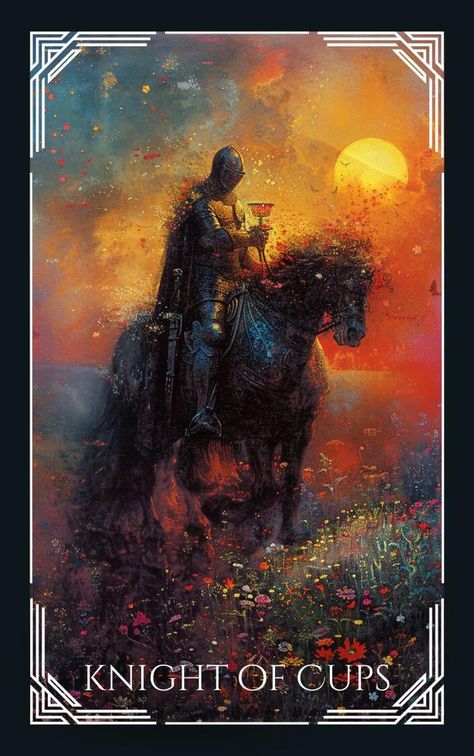 Tarot Cards Meaning: A Complete Guide to the Major and Minor Arcana - MindEasy Knight Of Cups Tarot, Nine Of Wands, Tarot Cards Major Arcana, Page Of Wands, King Of Cups, Visualization Meditation, Knight Of Wands, King Of Wands, Knight Of Cups