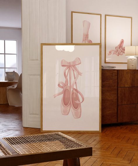 Ballet Themed Bedroom, Ballet Room Decor, Ballerina Room Decor, Ballerina Poster, Ballet Room, Ballerina Print, Ballerina Room, Ballet Decor, Art Ballerina