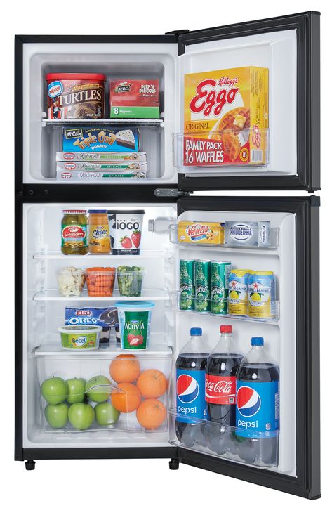 Danby 4.7 cu. ft. Compact Refrigerator | MicroFridge by Danby Glass Fridge, Mini Fridge With Freezer, Compact Fridge, Fridge And Freezer, Fridge Shelves, Glass Refrigerator, Compact Refrigerator, Bottle Storage, Fridge Freezers