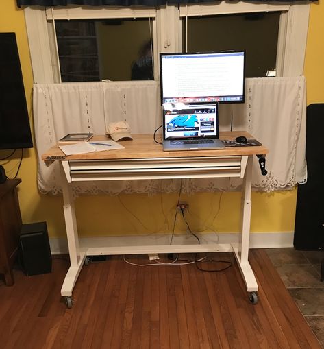 Husky Workbench Desk, Husky Desk, Husky Workbench, Adjustable Height Work Table, Adjustable Height Workbench, Mobile Desk, Adjustable Desk, Work Table, Work Surface