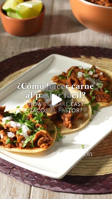 kiwilimón on Instagram: "¡Disfruta de una deliciosa carne al pastor hecha en casa! 🌮🔥 Con esta receta fácil. ¿Listo para preparar unos tacos espectaculares?

#kiwilimón #tacospastor #pastortacos #RecetasCaseras #recetasfaciles" Tacos Pastor, Tacos Al Pastor Recipe, Cooking Fever, Tacos Mexicanos, Food Tacos, Chile Guajillo, Tacos Al Pastor, Easy Taco, Carne Asada