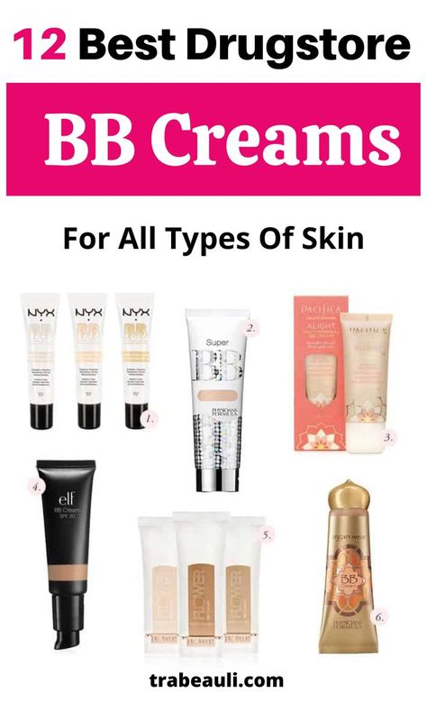 Best Drugstore BB Cream Best Drugstore Bb Cream, Bb Cream Before And After, Clinique Bb Cream, Drugstore Bb Cream, Best Bb Cream, Bb Cream For Oily Skin, Bare Minerals Complexion Rescue, Bb Cream Best, Retinol Skincare