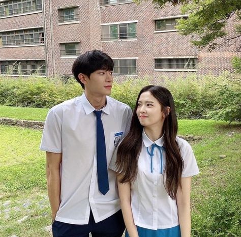 Choo Young Woo, Ulzzang School, High School Love, Step Brothers, Cute Couple Wallpaper, Ulzzang Couple, Beautiful Dresses For Women, Couple Wallpaper, Gay Love