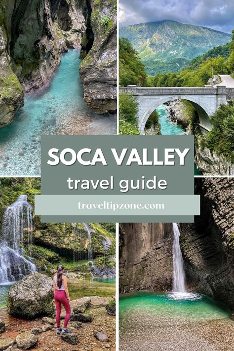 The Soca Valley is one of Slovenia's most stunning natural wonders, offering breathtaking scenery. This picturesque landscape is located in the Julian Alps of Slovenia, near the Italian border, and stretches along the Soca River. 
So the following article is a detailed description of the Soca Valley. We will show you the most beautiful sights, the settlements of the Soca Valley and provide you with information to plan the best possible trip to the Soca Valley.
#socavalley #slovenia #julianalps Soca Slovenia, Soca Valley, Slovenia Itinerary, Julian Alps Slovenia, Soca Valley Slovenia, Soča River, Slovenia Travel Places To Visit, Soca River Slovenia, Slovenia Bled Lake