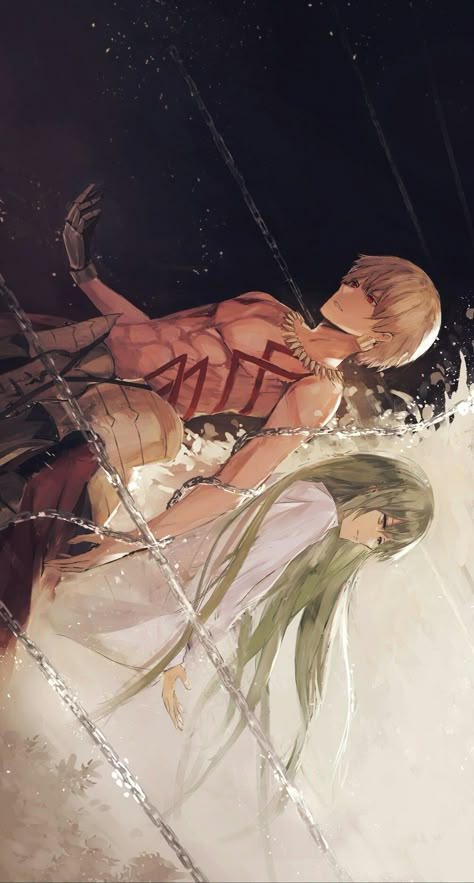 Fate Gilgamesh X Enkidu, Gilgamesh Fate Wallpapers, Fate Wallpaper Iphone, Gilgamesh Wallpaper, Enkidu Gilgamesh, Fate Classes, Archer Gilgamesh, Fate Babylonia, Enkidu X Gilgamesh