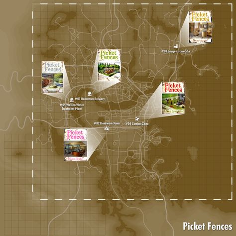 Picket Fences | Fallout Wiki | Fandom Fallout 4 Magazines, Fallout 4 Locations, Fallout 4 Map, Fallout 4 Tips, Fallout Facts, Fallout Settlement, Fallout Lore, Fallout 4 Settlement Ideas, Video Game Images