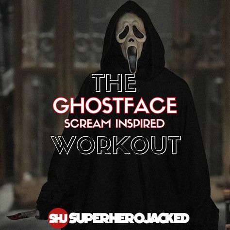 Ghostface Workout: Train to Become The Scream Villain! – Superhero Jacked Superhero Jacked, Movie Workouts, Halloween Horror Characters, Superhero Academy, Superhero Workout, Ghostface Scream, The Scream, Long Distance Running, Calisthenics Workout