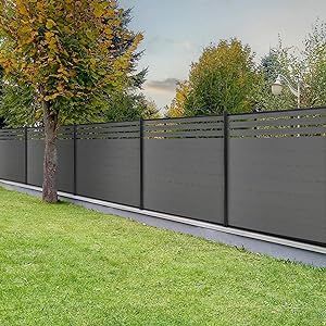 Privacy Fence Panels, Outdoor Fencing, Wood Plastic Composite, Privacy Fence, Wood Grain Texture, Outdoor Privacy, Patio Style, Modern Patio, Living Environment