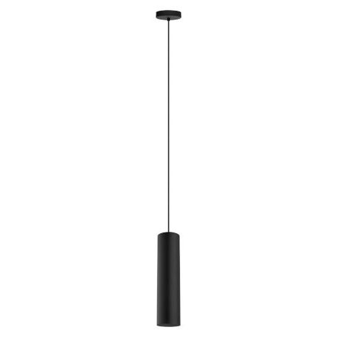 The Tortoreto slim cylindrical pendant by Eglo is designed to evoke a marked contrast between boldness and subtlety featuring an assertive, minimalistic luminaire with the soft warmth of its projected light. This pendant looks distinctive in a solo installation or hanging in multiples to create a thematic look within a room. - Tortoreto Black 16-Inch One-Light Pendant - Shade finish: Matte Black - Cable length: 72-Inch - Adjustable Hanging Length EGLO - 62557A | EGLO 62557A Tortoreto 16 in. One- Cylinder Pendant Light, Transitional Wall Sconces, Cool Floor Lamps, Mini Pendant Lights, Incandescent Lighting, Light Bulb Types, Hanging Pendant Lights, Smart Lighting, Contemporary Lighting