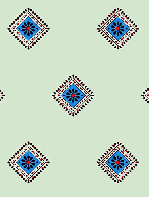 Jometrical Design Pattern, Jometrical Design, Butti Design, Simple Wall Paintings, Beautiful Live Wallpaper, Ethnic Pattern Design, Design Pattern Art, Botanical Flower Art, Print Design Art